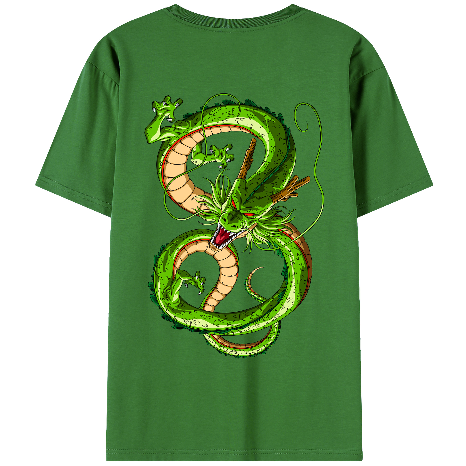 （画像用） ドラゴンボール 神龍 シェンロン DRAGON BALL Shenron レディース半袖Tシャツ(バックプリント)